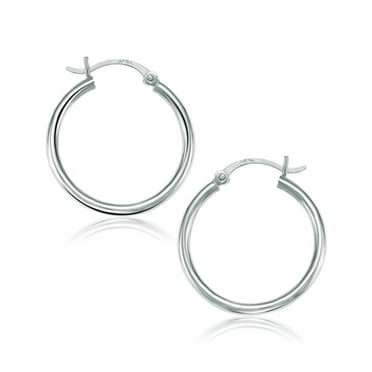 14k White Gold Polished Hinged Hoop Earrings Measures 17x15mm Wide 7mm Thick Jewelry Gifts for Women 14k White Gold Polished Hinged Hoop Earrings Measures 17x15mm Wide 7mm Thick Jewelry Gifts for Women